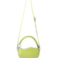 Chique nepleren crossbody schoudertas met metalen schouderband