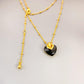 Elegante Franse Liefde Ketting - Demi Luxe en Tijdloos
