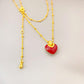 Elegante Franse Liefde Ketting - Demi Luxe en Tijdloos