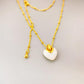 Elegante Franse Liefde Ketting - Demi Luxe en Tijdloos