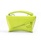Chic Metallic Nepenleren Vierkante Crossbody Schoudertas