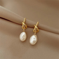 Elegante Barok Parel Oorbellen in Goud - Pien