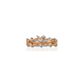 Elegante Dubbele Rij Vlinder Zircon Ring – Vivian voor een betoverende stijl