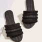 Chique Fringe Pantoffels voor Knusse Comfort