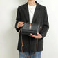 Annemiek™| Retro PU Leren Crossbody Tas met Kleurcontrast