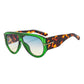 Chic Leopard Print Sunglasses with Stylish Frame