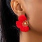 Chique Hibiscus Oorknopjes - Nadine Elegance