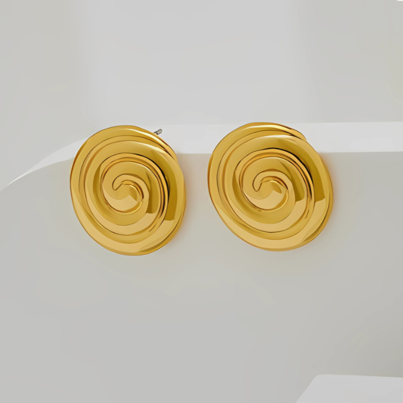 Stijlvolle Spiraal Oorbellen - Kiki voor een elegante uitstraling