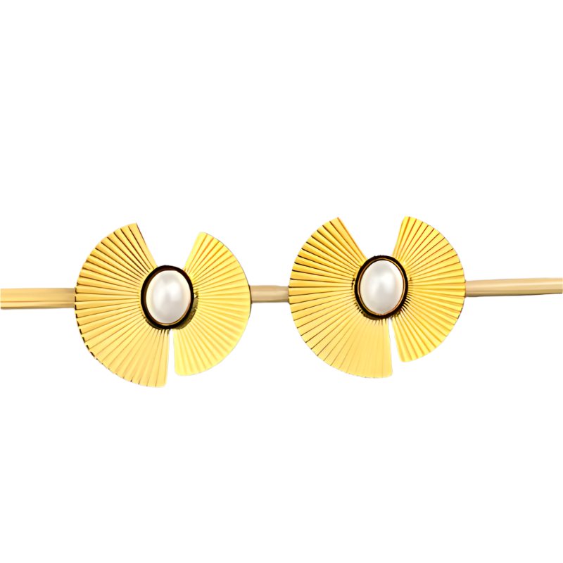 Gouden Oorbellen met Parels - Clara