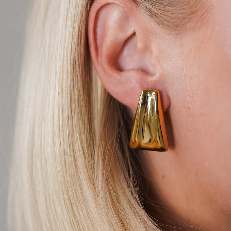 Stijlvolle Elegante Gouden Oorbellen Set - Mira voor een Luxe Look
