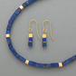Elegante Blauwe Kubus Oorbellen - Nien voor een stijlvolle uitstraling