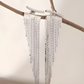 Stijlvolle Zilveren Tassel Oorbellen - Bernice voor een Elegante Look