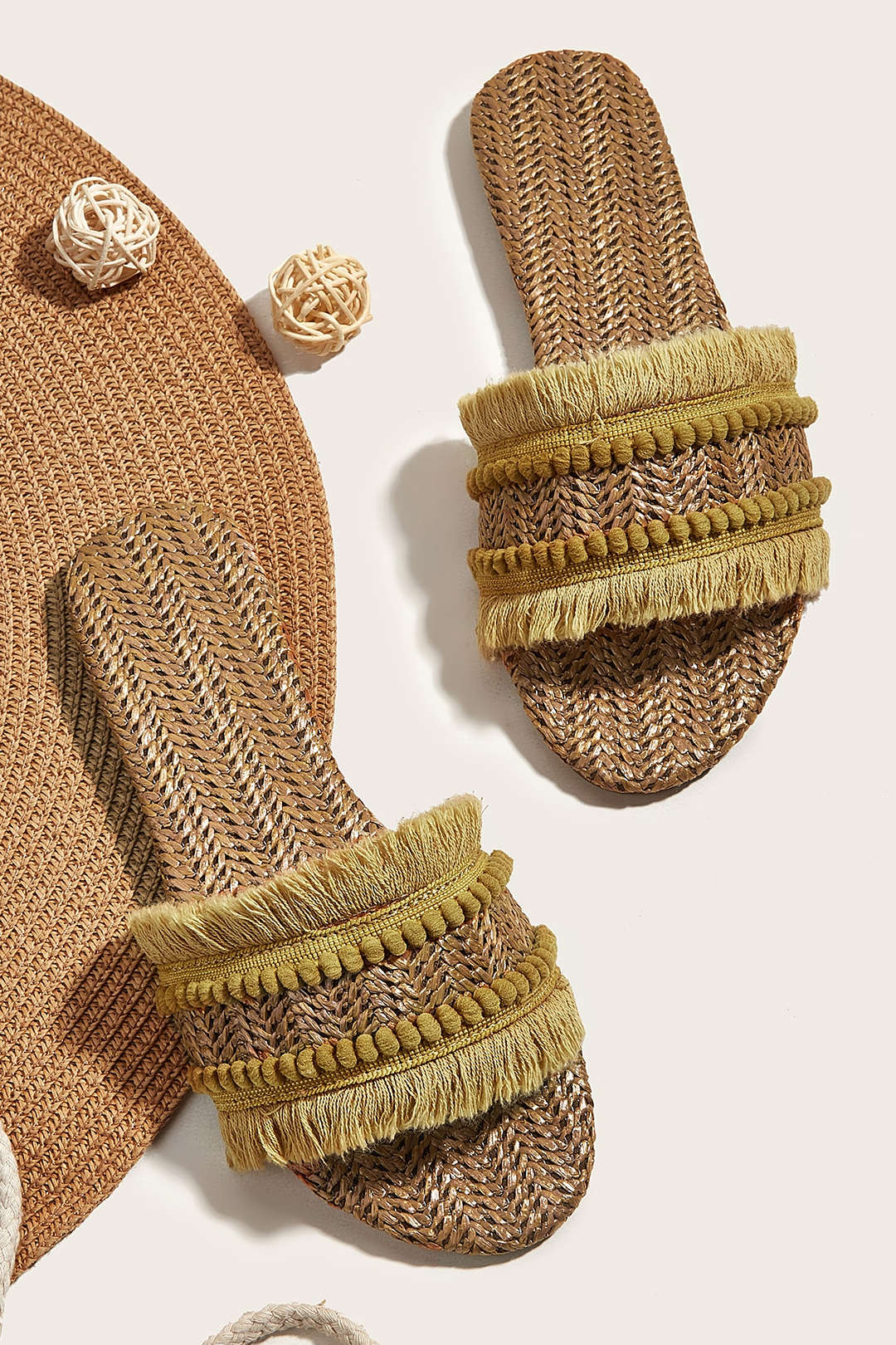 Chique Fringe Pantoffels voor Knusse Comfort