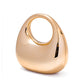 Chic metalen ketting schoudertas voor moeiteloze stijl