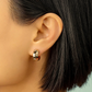 Elegant Chunky Ster Zircon Hoop Oorbellen - Angela voor een stijlvolle uitstraling