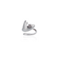 Stijlvolle verstelbare ring met groot hart – Camille elegante design
