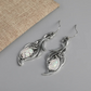 Elegante Ovale Vuur Opaal Oorbellen - Kelly voor een betoverende look