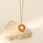 Elegant Goud Vergulde Zirkonia Hanger Ketting - Kate