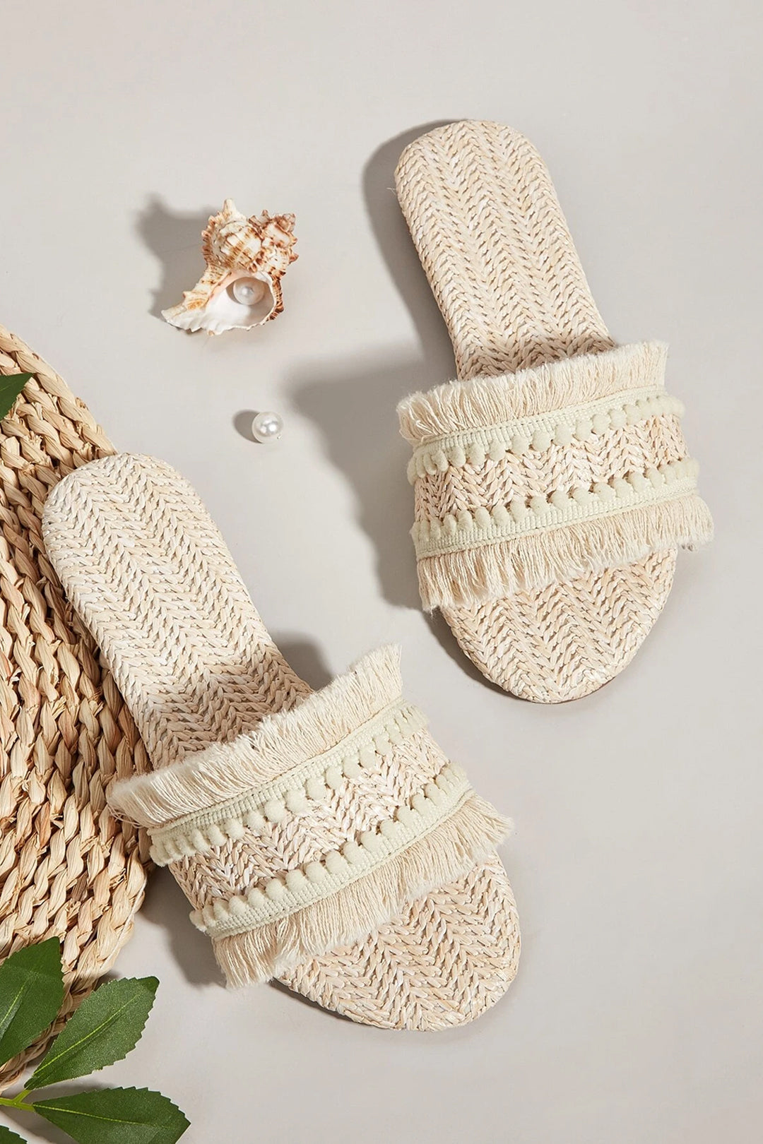Chique Fringe Pantoffels voor Knusse Comfort
