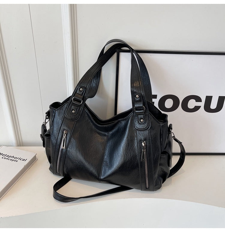 UrbanTote™ | Grote PU-Leren Damestas Met Meerdere Vakken En Afneembare Schouderband