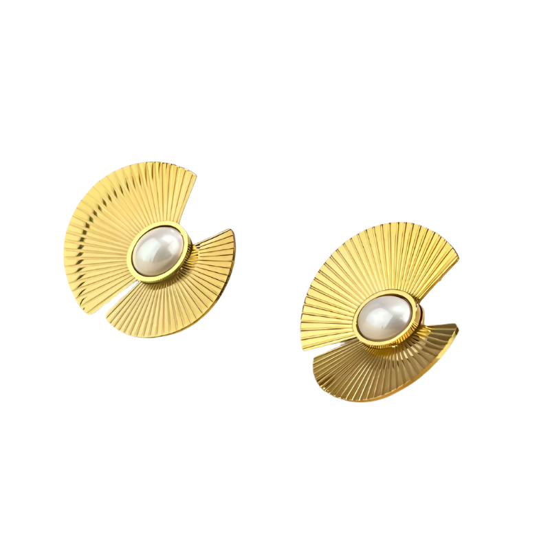 Gouden Oorbellen met Parels - Clara