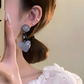 Hart Hars Kristal Hanger Stud Oorbellen - Audrey