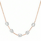 Verfraai je look met de elegante Verse Vijf-Parels Ketting - Victoria