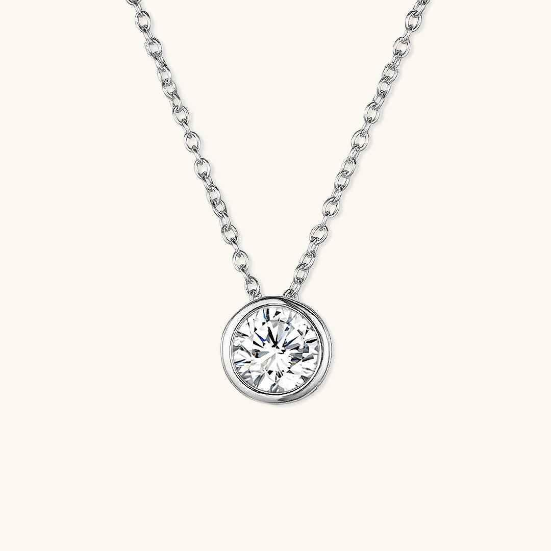 Elegante Geboortesteen Ketting - Amelia für personalisierte Geburtstagsgeschenke