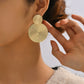 Schattige Oorbellen Goud/Zilver met een Maansfeer