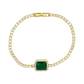 Elegante Tennisarmband met Smaragd – Tijdloze Luxe voor Elke Vrouw