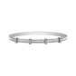 Elegante Baguette Armband – Minimalistische Luxe met Fonkelende Details
