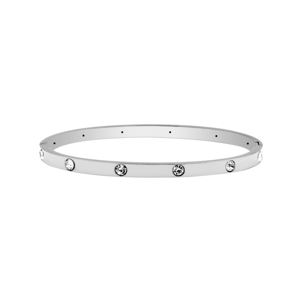Elegante Dunne Armband met Steentjes – Subtiele Luxe voor Elke Dag