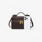Elegante stoffen make-up- en accessoiretas in geweven ontwerp