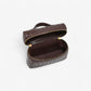 Elegante stoffen make-up- en accessoiretas in geweven ontwerp