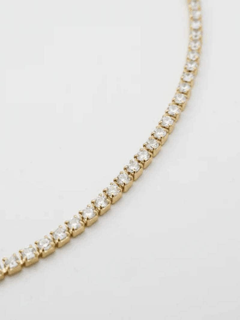 Choker tennisstijl modieus en elegant, voeg een verleidelijke charme toe aan je outfit