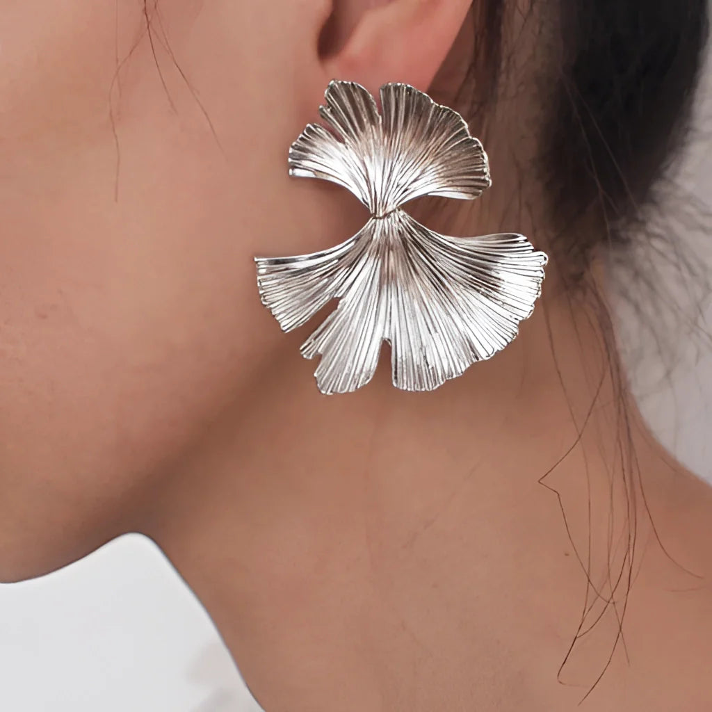Ginkgo Biloba Blad Oorbellen | Bohemian Stijl