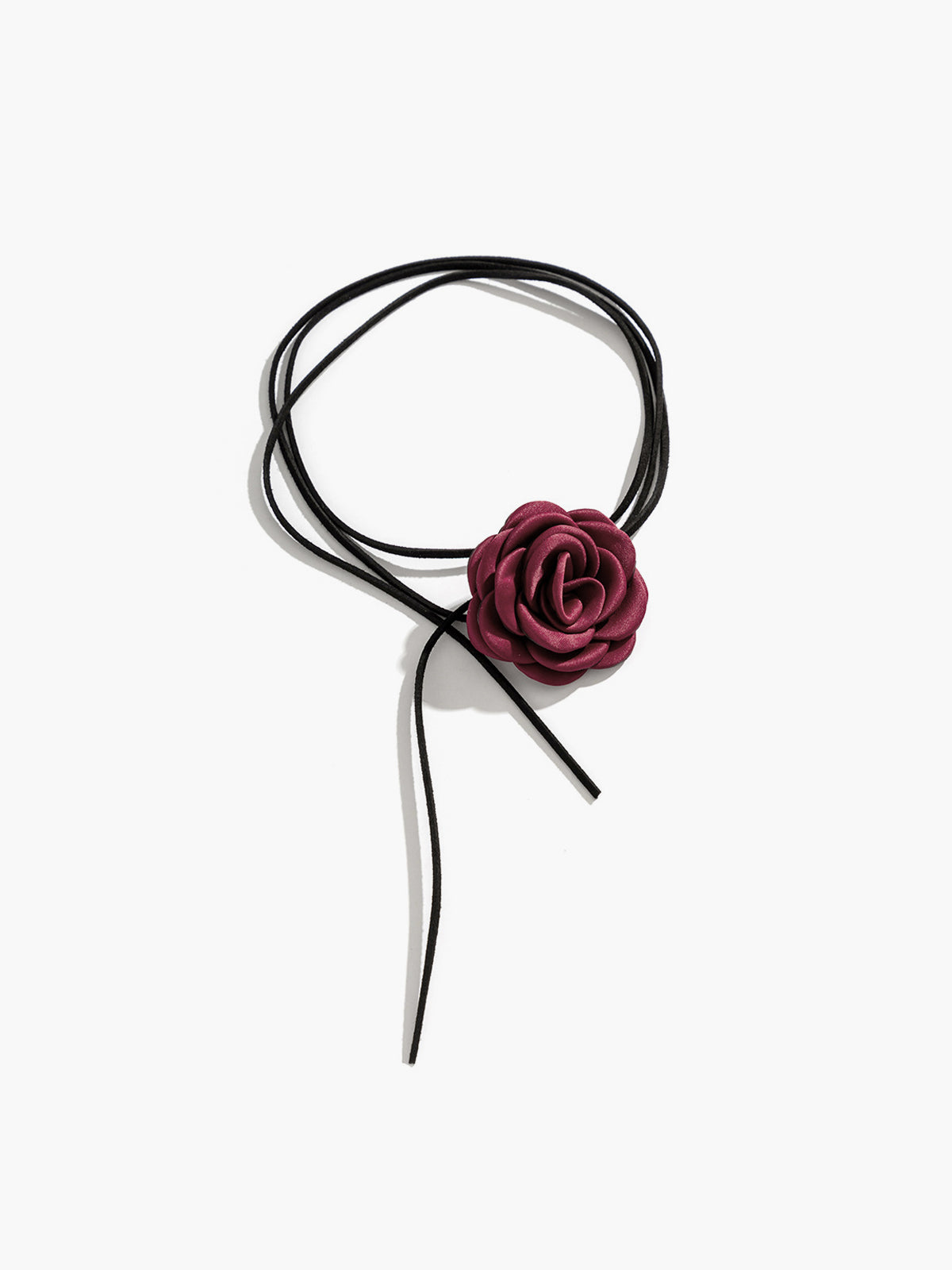 Rozenknop Choker Ketting