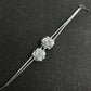 Elegante halsketting met dubbele roos details - verfijnde sieraden die uw liefde symboliseren