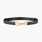 Leren Gouden Gesp Riem