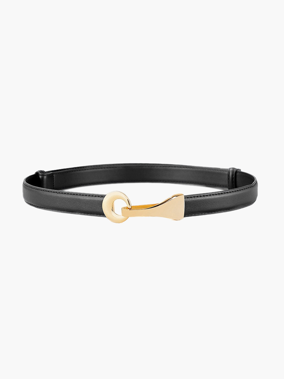 Leren Gouden Gesp Riem
