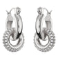 Gouden Oorringen met Dubbele Ring – Elegant & Tijdloos