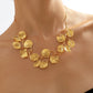 Elegante vintage legering bladketting - Tijdzaam en stijlvol accessoire