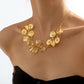 Elegante vintage legering bladketting - Tijdzaam en stijlvol accessoire