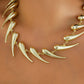 Chic geometrisch waterdruppel ketting - elegante en moderne sieradendesign