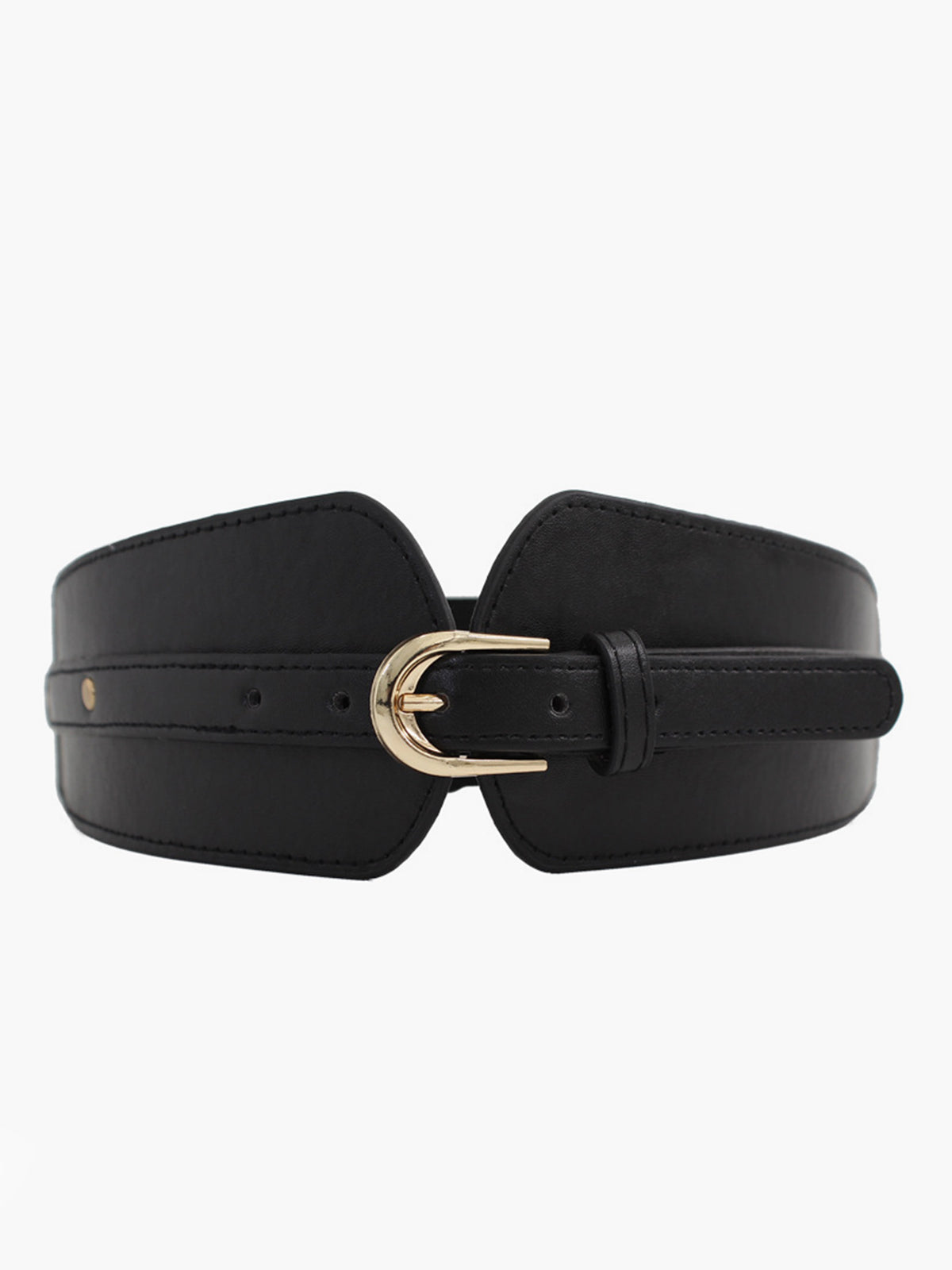 Breedceinture van goud met elegante gesp