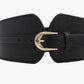Breedceinture van goud met elegante gesp