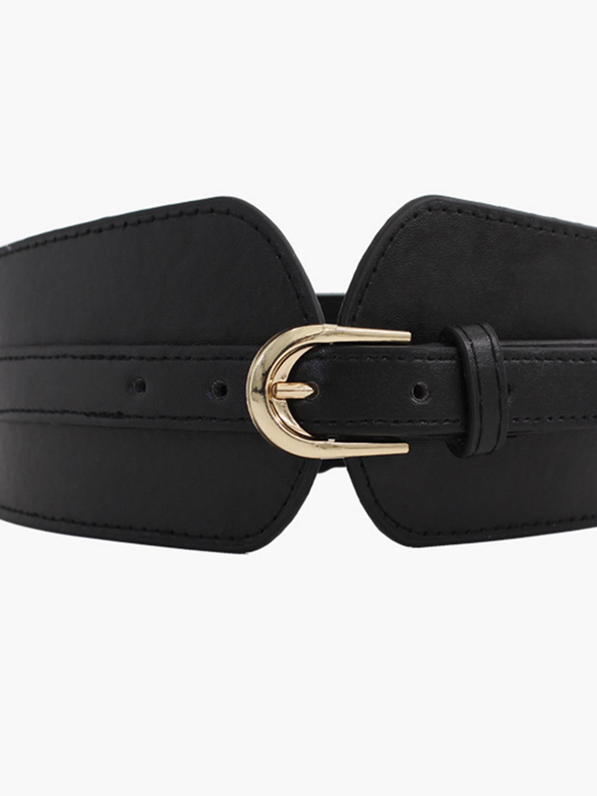 Breedceinture van goud met elegante gesp