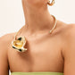 Elegante en Mooie Overdreven Lotusblad Ontwerp Hanger