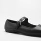 platte ballerinapschoenen met riemstrap voor een elegante en comfortabele stijl