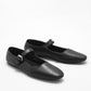 platte ballerinapschoenen met riemstrap voor een elegante en comfortabele stijl